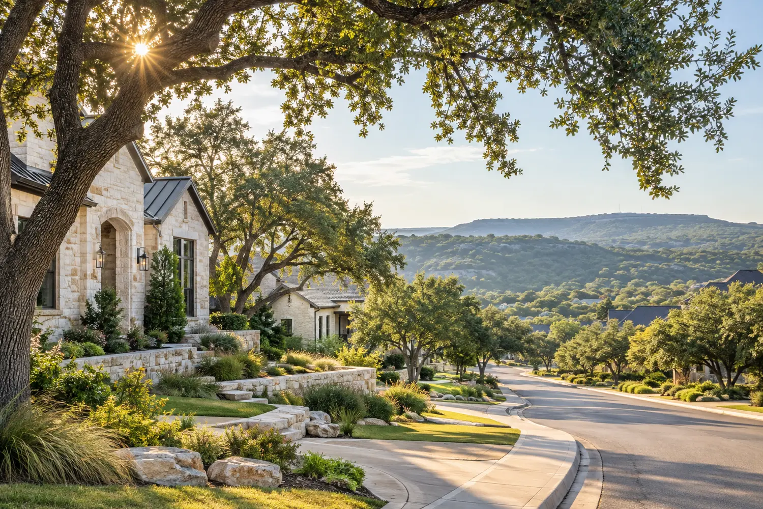 North San Antonio and Hill Country residential setting